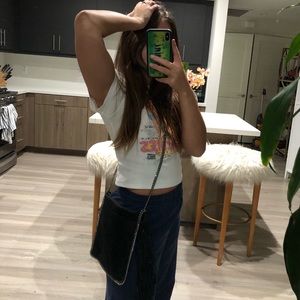 Stella McCartney falabella tassel flat crossbody